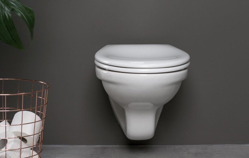 Vägghängt förenklar städningen